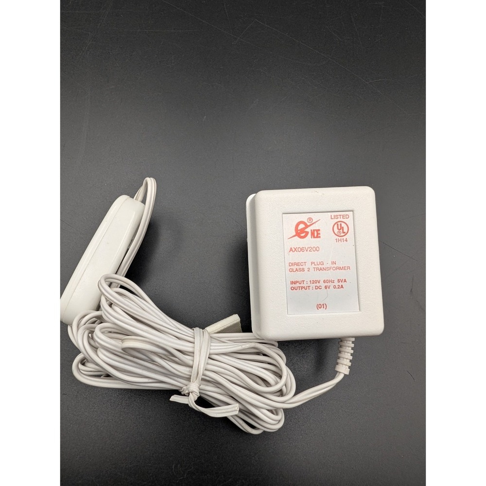 NCE AX06V200‎ Direct Plug-in Class 2 Transformer 120V 60HZ 6VA DC 6V .2A